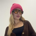 cappello con risvolto regolabile justin